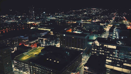 Aerial drone videography showcase from the VNTG Point film, edited and color graded by Jalen Buer