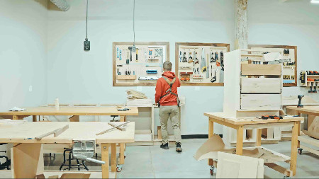 The Next Step West Michigan teen woodworking video showcase, edited by Jalen Buer